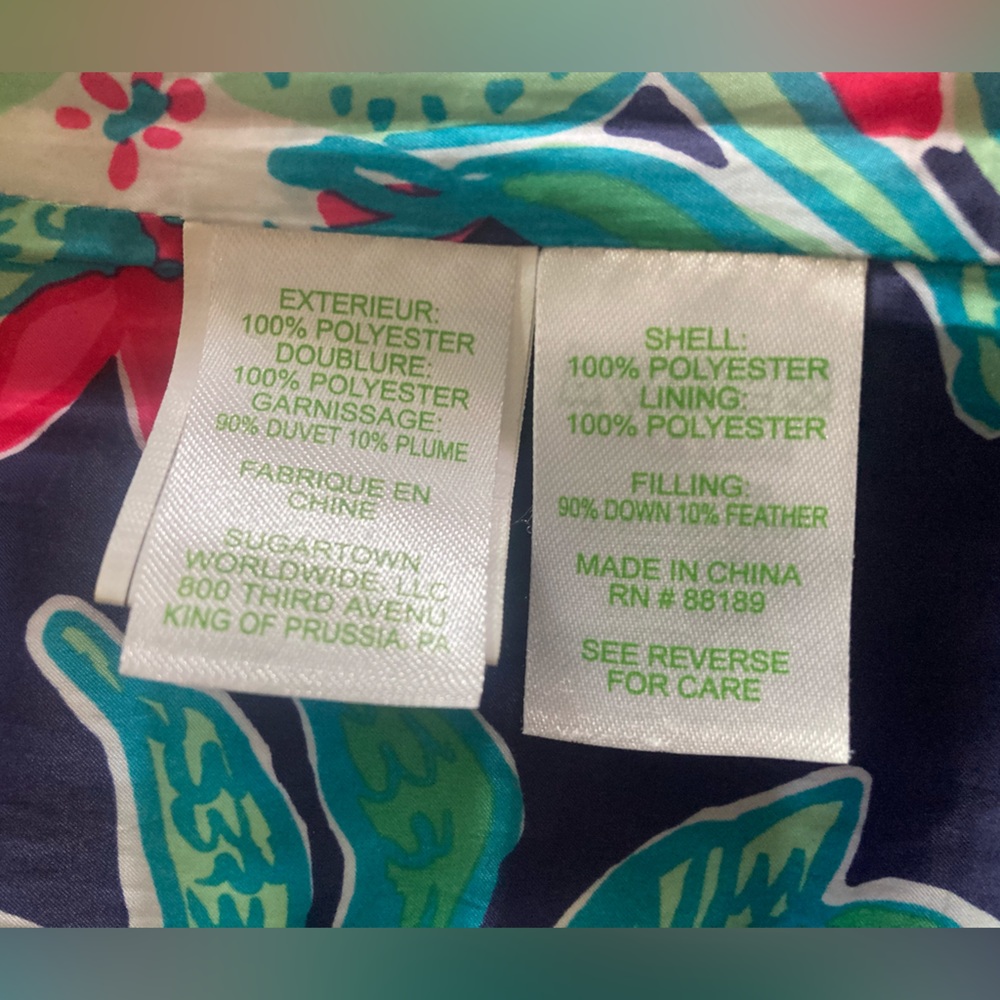 Lilly Pulitzer puffer vest OBO - Picture 5 of 10